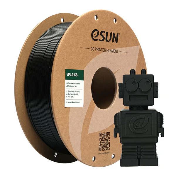 eSUN ePLA-SS CRNA (Black) 1kg 1.75mm PaperRoll (EPLA-SS-P175B1)