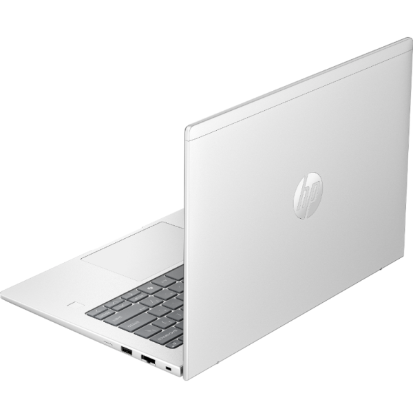 HP ProBook 4 14 G1iR srebrni laptop sa otvorenim poklopcem na stolu