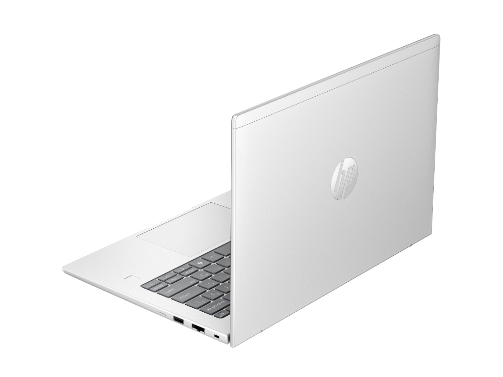 HP ProBook 4 14 G1iR srebrni laptop sa otvorenim poklopcem na stolu
