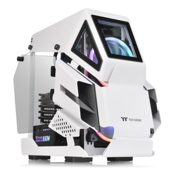 Thermaltake AH T200 Snow bijelo mATX kućište s dva TG panela