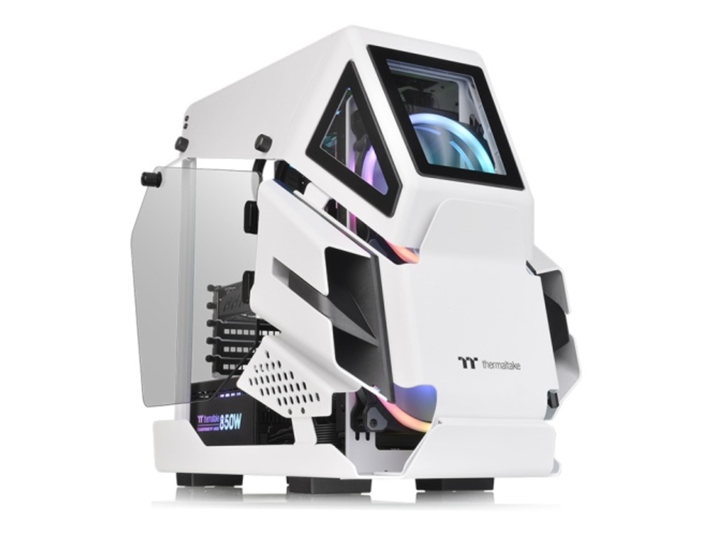 Thermaltake AH T200 Snow bijelo mATX kućište s dva TG panela