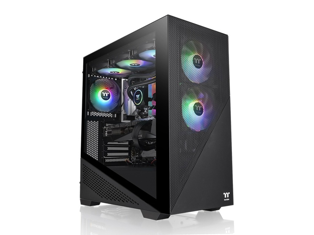 Thermaltake Divider 370 ARGB mid tower kućište sa kaljenim staklom i RGB ventilatorima