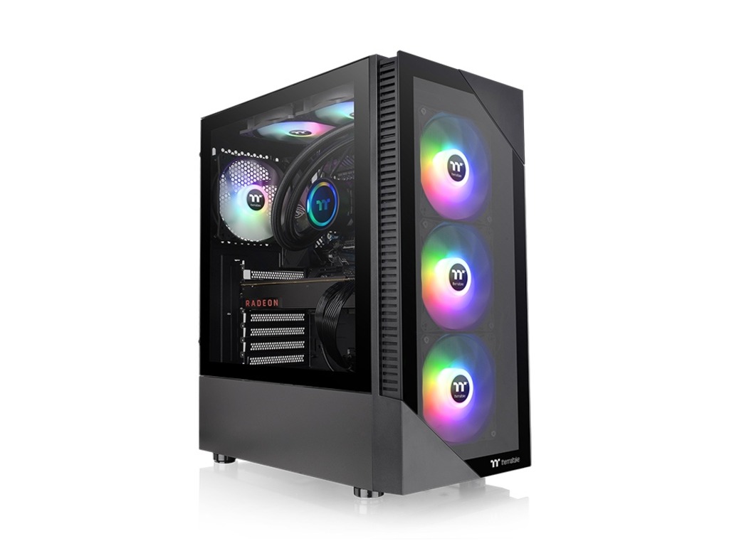 Thermaltake View 200 TG ARGB mid tower kućište sa tempered staklom i 3x 120mm ARGB ventilatora