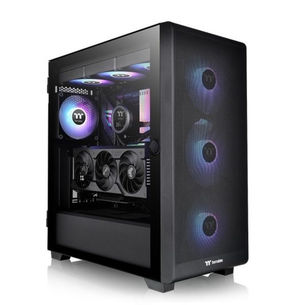 Thermaltake S250 TG ARGB mid tower kućište sa mesh prednjom pločom i kaljenim staklom