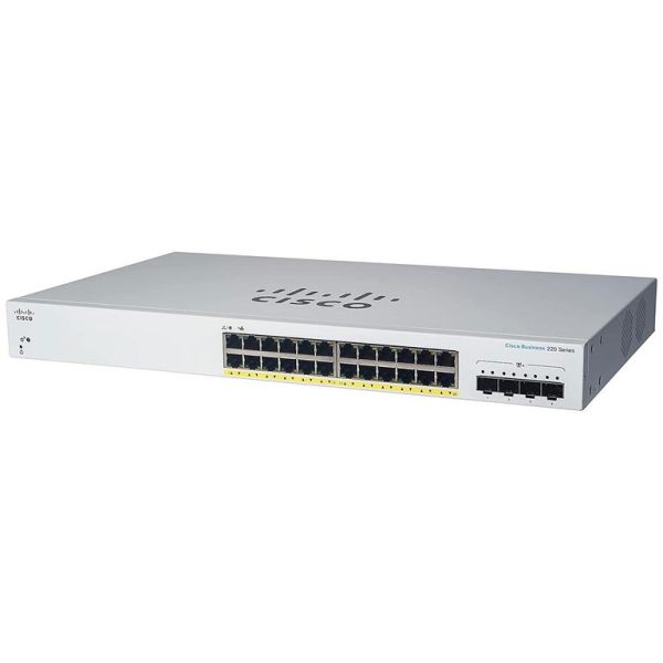 Cisco CBS220 Smart 24-port GE PoE switch