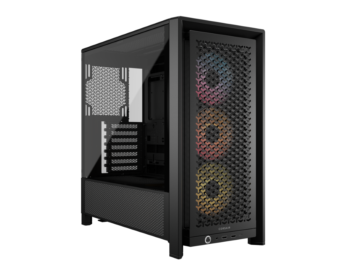 Corsair Frame 4000D RS ARGB crno mid-tower kućište sa 3 RGB ventilatora