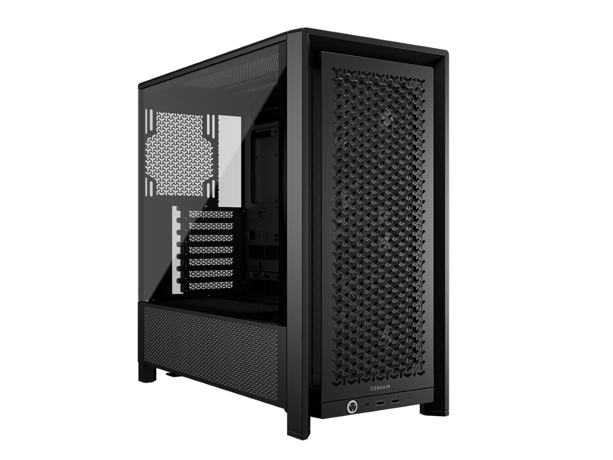 CORSAIR FRAME 4000D RS Modular Mid-Tower Case crne boje sa 3 RS120 ventilatora i staklenim panelom