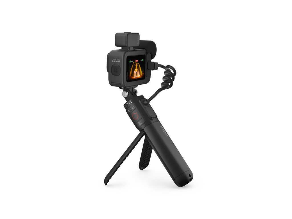 GoPro Hero 13 Black Creator Edition sa Volta, Media Mod i Light modom na bijeloj podlozi