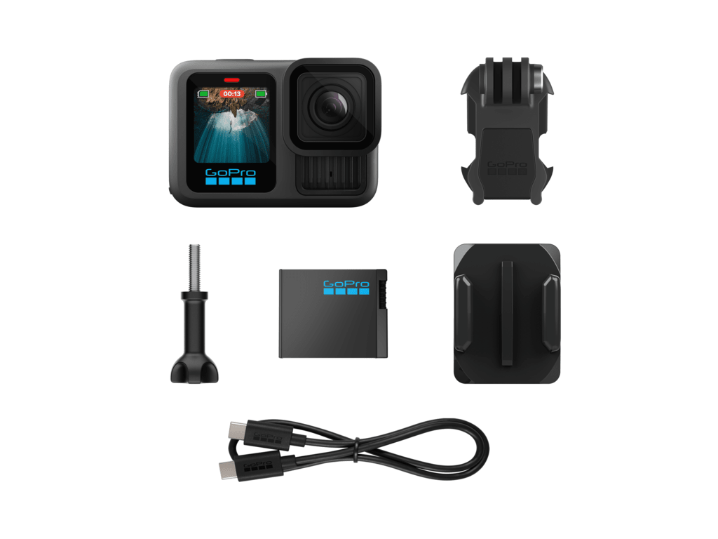 GoPro Hero 13 Black akcijska kamera na bijeloj podlozi