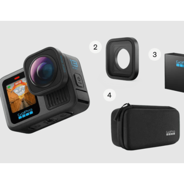 GoPro Hero 13 Black Ultra Wide Edition kamera sa širokokutnim objektivom i dodatnom opremom