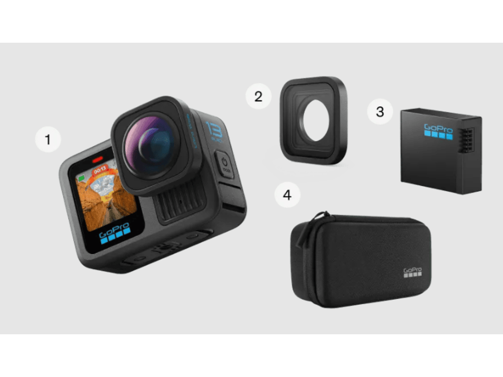 GoPro Hero 13 Black Ultra Wide Edition kamera sa širokokutnim objektivom i dodatnom opremom