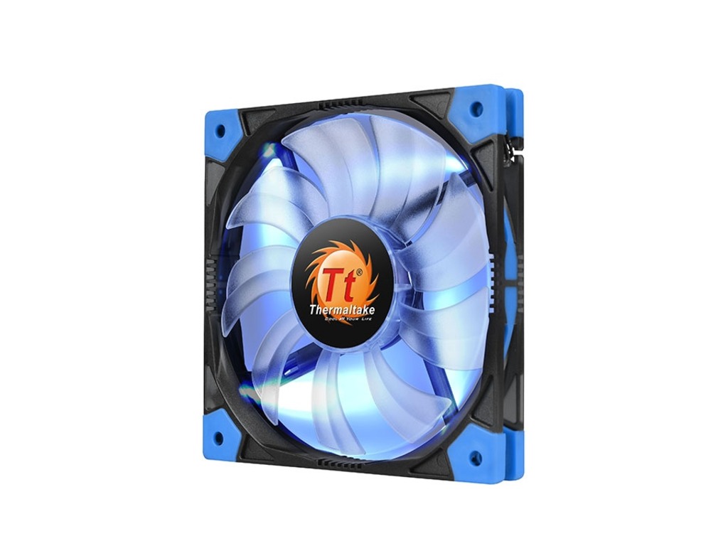 Thermaltake Luna 12 Slim LED 120mm tanak kućišni ventilator sa plavim LED osvjetljenjem i tihim hlađenjem