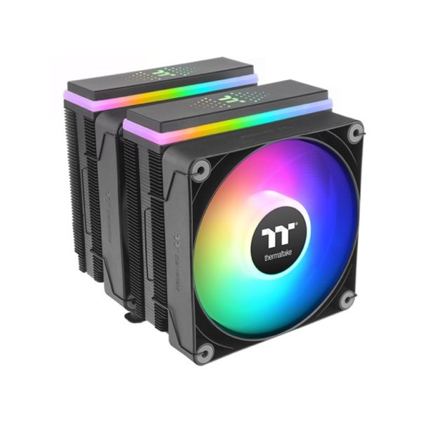 Thermaltake ASTRIA 600 ARGB Dual Air CPU cooler with two 120mm fans and RGB lighting