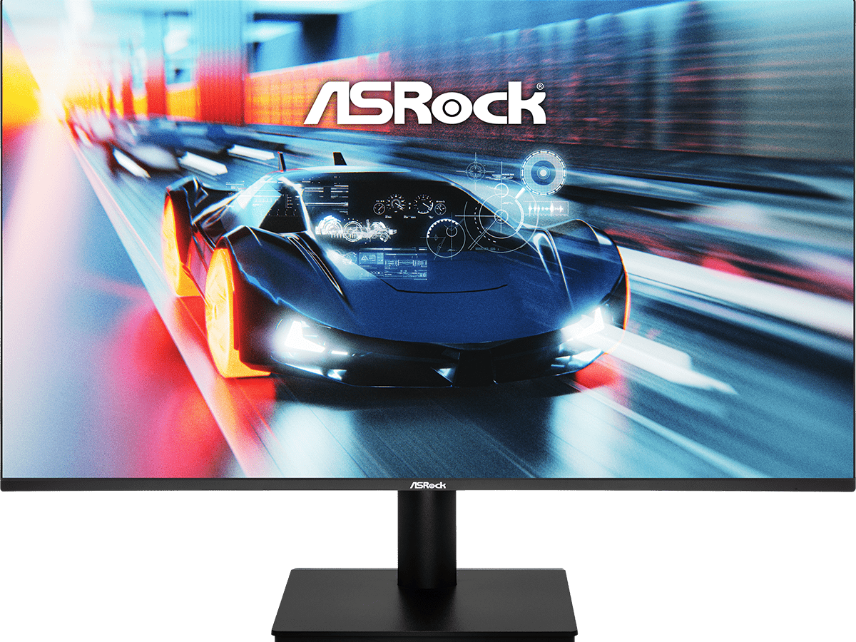 ASRock CL25FFB 24.5 inčni Full HD Flat IPS gaming monitor sa 144Hz osvježenjem na stolu