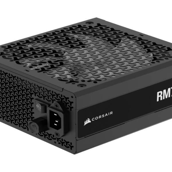 Corsair RM750x Gold 750W fully modular PSU with black casing and cables