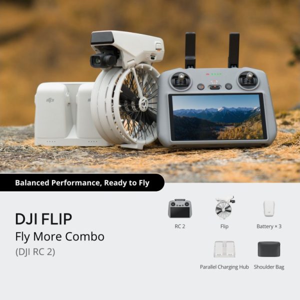 DJI Flip Fly More Combo sa DJI RC 2 kontrolerom i dodatnom opremom