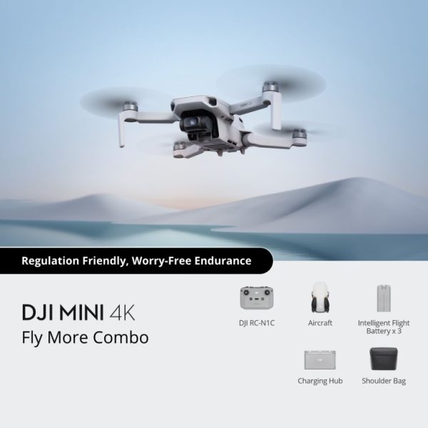 DJI Mini 4K Fly More Combo EU dron sa daljinskim upravljačem i dodatnim baterijama