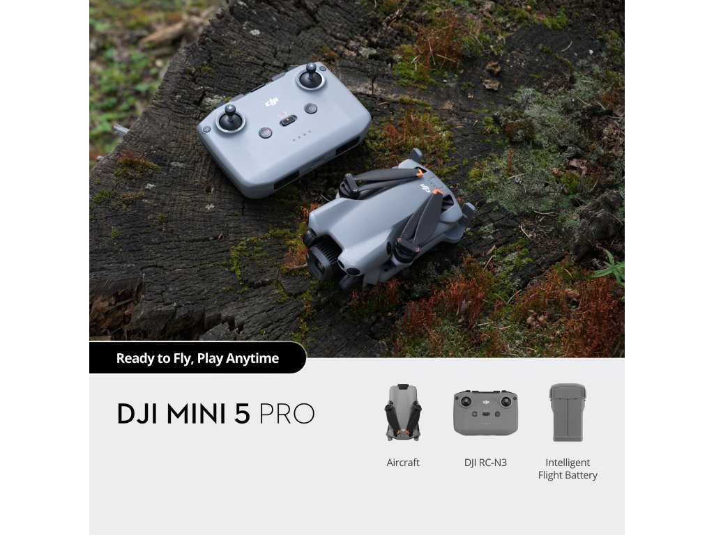DJI Mini 5 Pro dron sa 1 inč senzorom i rotirajućim gimbalom