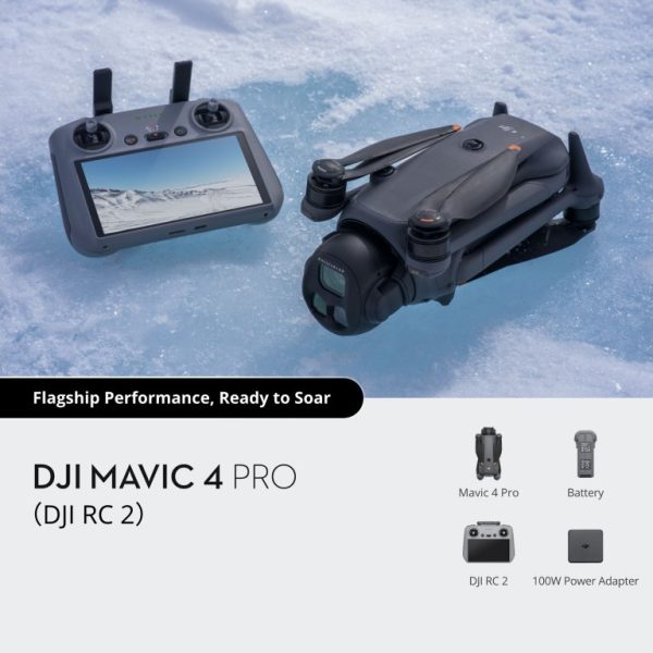 DJI Mavic 4 Pro dron u letu iznad planinskog pejzaža
