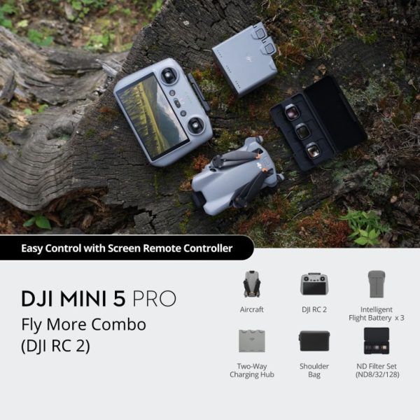 DJI Mini 5 Pro FMC RC2 dron sa daljinskim upravljačem