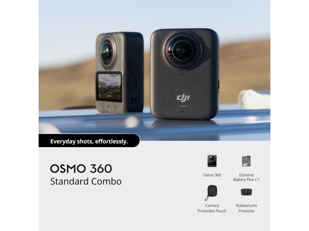 DJI Osmo 360 Standard Combo kamera sa 360 stepeni stabilizacijom i baterijom od 1770mAh