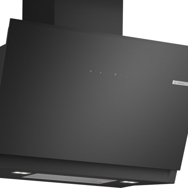 Bosch zidna napa DWK81AN60 Serie 6, 80cm, nagnuti zaslon, crna boja, ugrađena u kuhinju