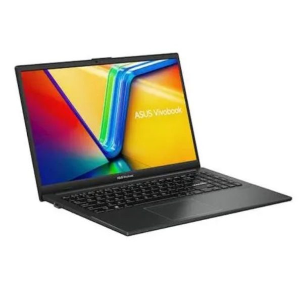 ASUS VivoBook Go 15 E1504FA-BQ1867 crni laptop sa otvorenim ekranom, Ryzen 5 procesor