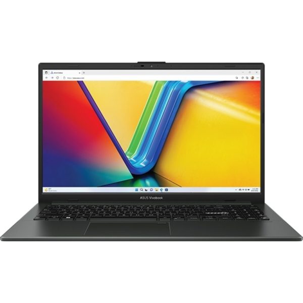 ASUS VivoBook 15 E1504FA-BQ1964 u Mixed Black boji sa otvorenim poklopcem i 15.6 inčnim FHD IPS ekranom