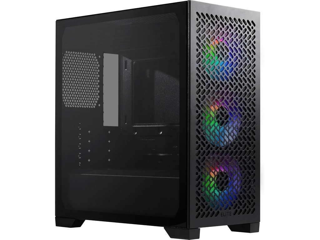 Cooler Master Elite 302 Black Mid-Tower mATX kućište sa 3 ARGB ventilatora