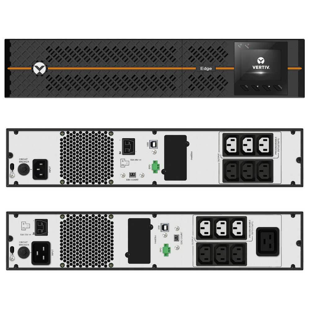 Vertiv EDGE UPS 1500VA 1350W 2U Rack/Tower uređaj sa IEC C13 utičnicama