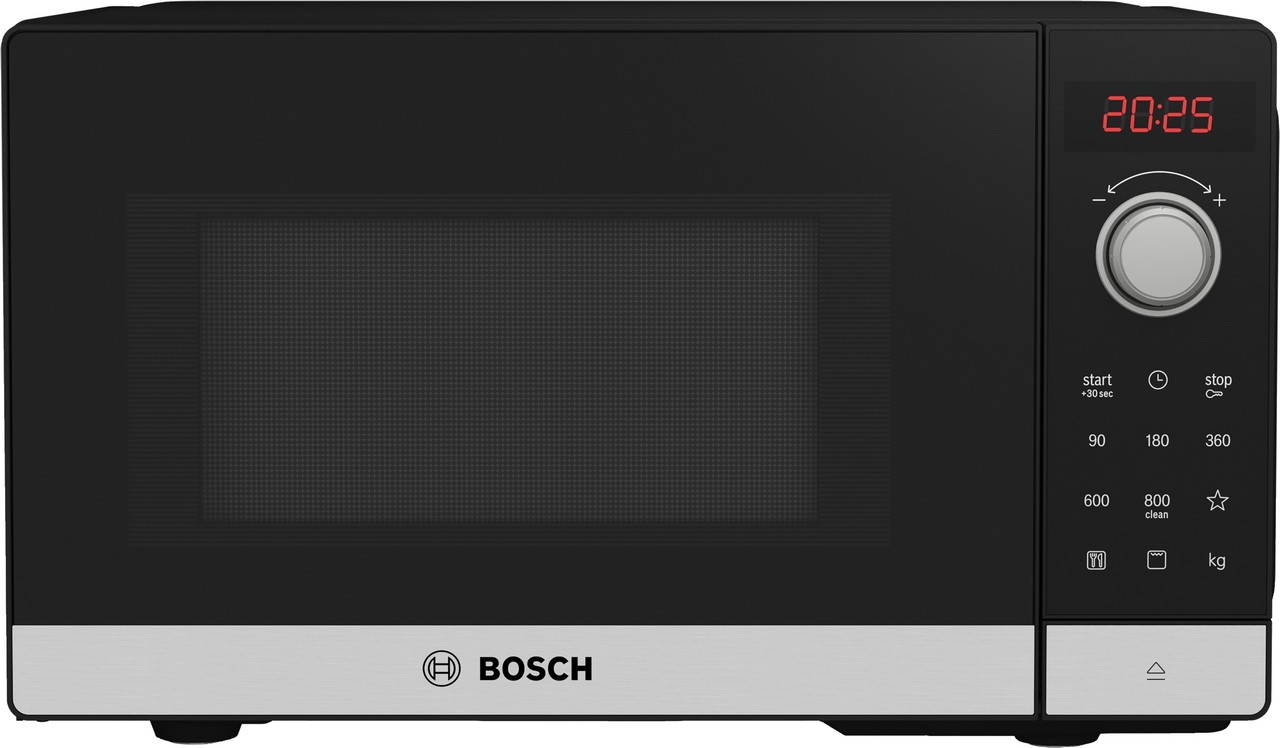 BOSCH samostojeća mikrovalna pećnica Serie 2 INOX 800W 20L sa quartz grilom