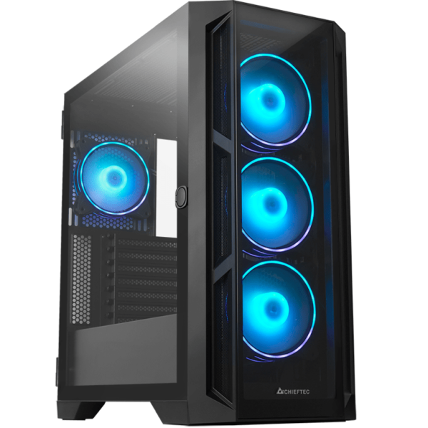 Chieftec Apex kućište sa 4x120mm A-RGB ventilatorima i kaljenim staklom
