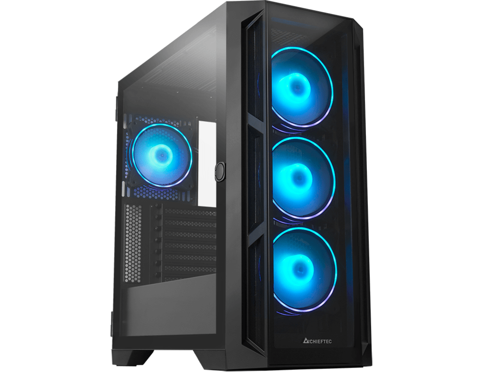 Chieftec Apex kućište sa 4x120mm A-RGB ventilatorima i kaljenim staklom