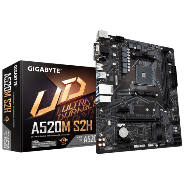 Gigabyte A520M S2H 1.2 matična ploča sa AM4 socketom i mATX formatom
