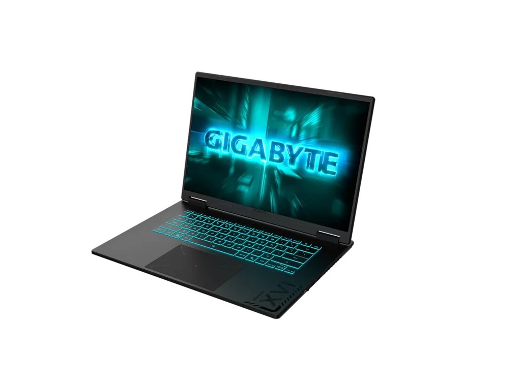 Gigabyte NB Gaming A16 laptop s AMD Ryzen 7 procesorom na stolu