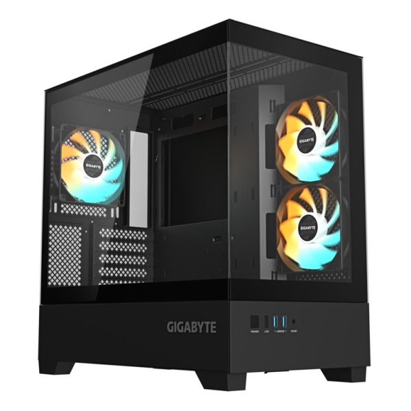 Gigabyte Case GB-C201P mid-tower mATX kućište sa tri ARGB ventilatora