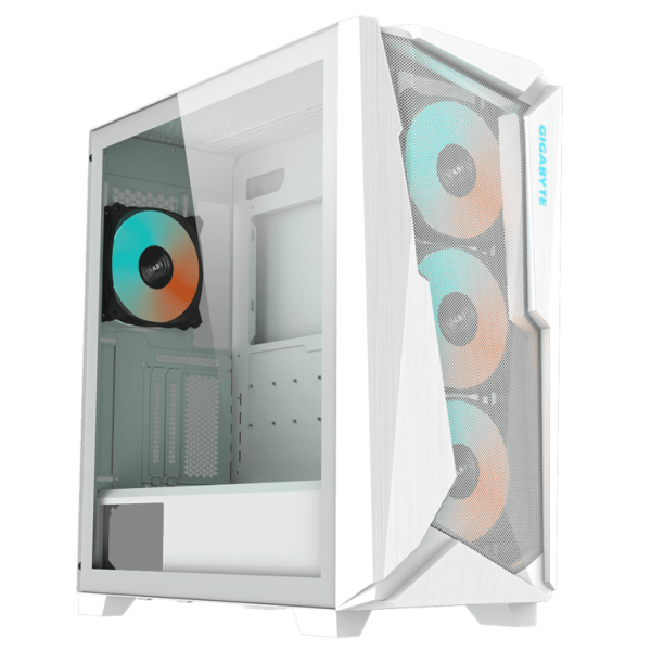 Gigabyte CASE C301G White kućište sa 3xARGB ventilatora i filterom za prašinu