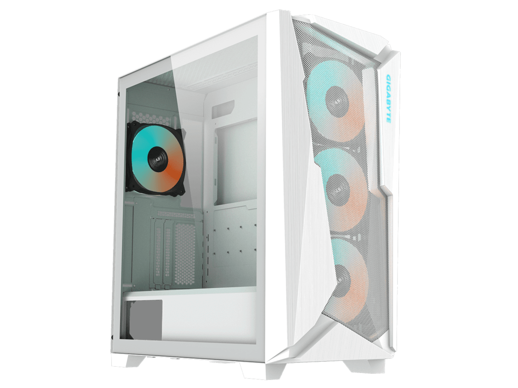 Gigabyte CASE C301G White kućište sa 3xARGB ventilatora i filterom za prašinu
