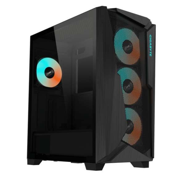 Gigabyte C301G Black kućište sa 3x ARGB ventilatora i filterom za prašinu