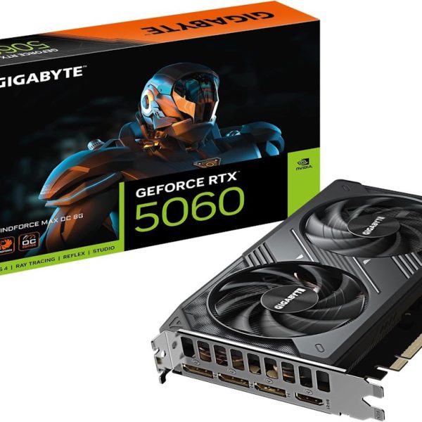 Gigabyte 5060 Windforce MAX OC grafička kartica sa tri ventilatora i RGB osvjetljenjem