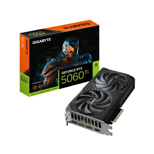 Gigabyte 5060 Ti Windforce OC 8GB GDDR7 grafička kartica s tri DisplayPort i jednim HDMI priključkom