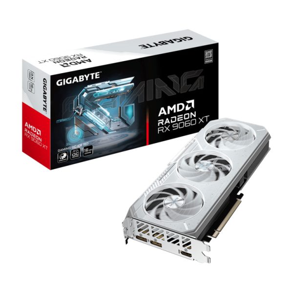 Gigabyte RX 9060 XT Gaming OC ICE bijela grafička kartica 16GB GDDR6