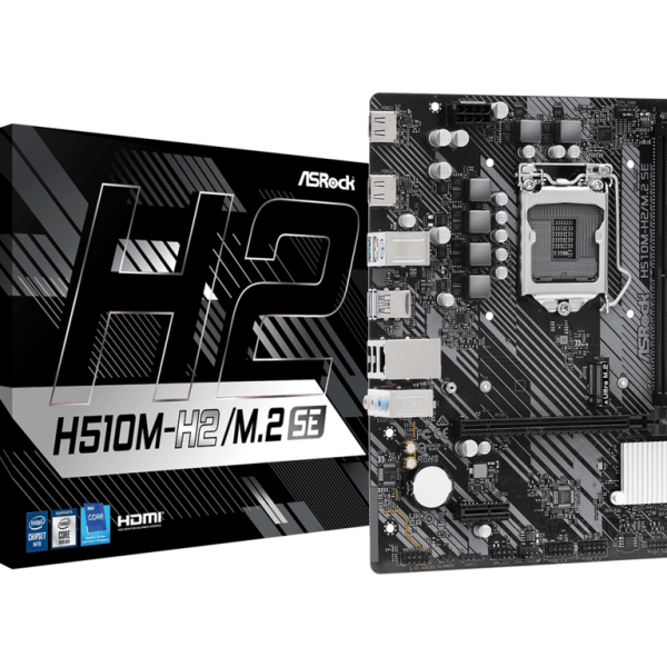 ASRock H510M-H2 M.2 SE Intel H470 LGA1200 microATX matična ploča sa M.2 slotom i dva HDMI priključka