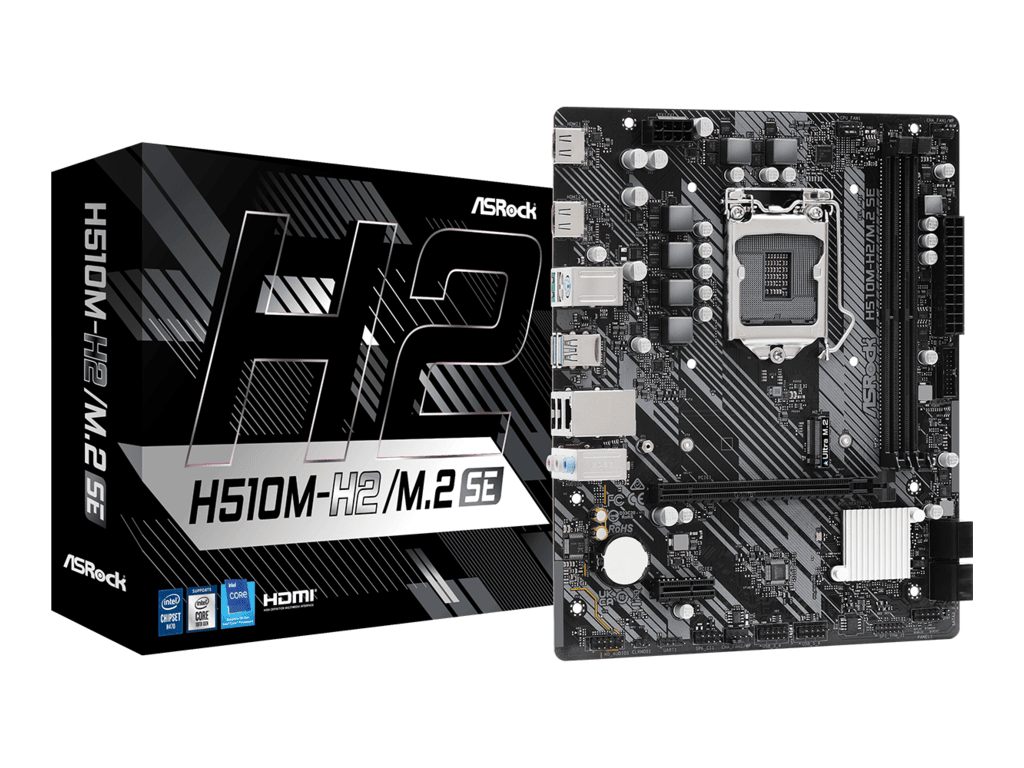 ASRock H510M-H2 M.2 SE Intel H470 LGA1200 microATX matična ploča sa M.2 slotom i dva HDMI priključka