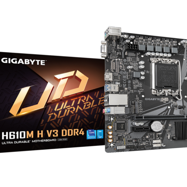 Gigabyte H610M H V3 DDR4 LGA1700 mATX matična ploča sa M.2 i HDMI priključcima