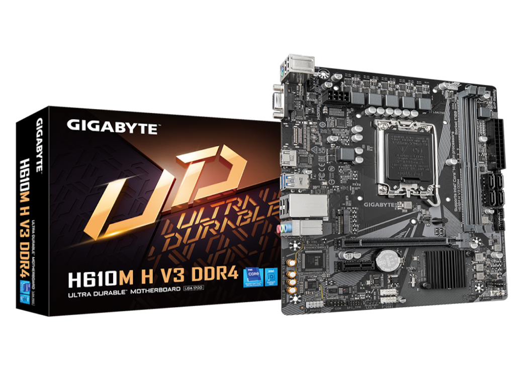 Gigabyte H610M H V3 DDR4 LGA1700 mATX matična ploča sa M.2 i HDMI priključcima