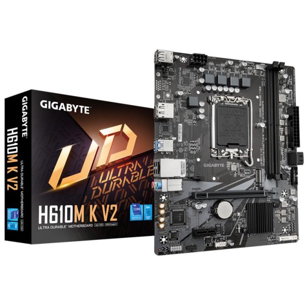 Gigabyte H610M K V2 DDR5 LGA1700 matična ploča s M.2, SATA i USB priključcima