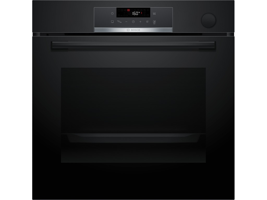 BOSCH pećnica Serie 4 crna s dodavanjem pare i EcoClean Direct Plus