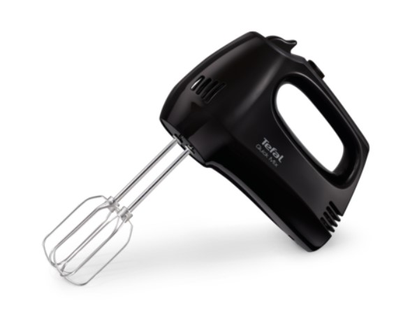 Tefal ručni mikser 300W Quick Mix crne boje sa nastavcima za miješanje i tijesto