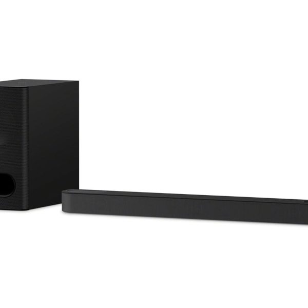 Sony HTB600.CEL 3.1.2 soundbar s Dolby Atmos podrškom, crne boje, postavljen ispred televizora